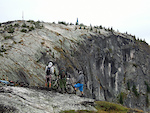 Looking across to the summit of Little White