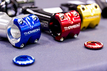 LH Thomson stems, they are working on handlebars and a dropper post for 2013.