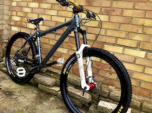All mountain machine
A result of selling my kona frame &amp; still wanting to ride so built this out of my bits. SRAM X0 XX Hope Mavic Sunline &amp; Carrea don't usually mix but it's better than alot of other hardtails!!! FACT!!