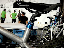 Bionicon's Prototype Dropper Post is Built Into the Frame
